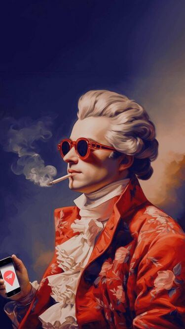 smoking mozart